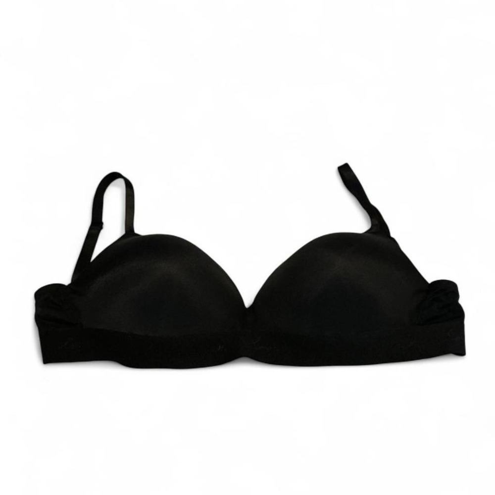 PINK Wireless Push Up Bra Women 36DD Black - Picture 1 of 8